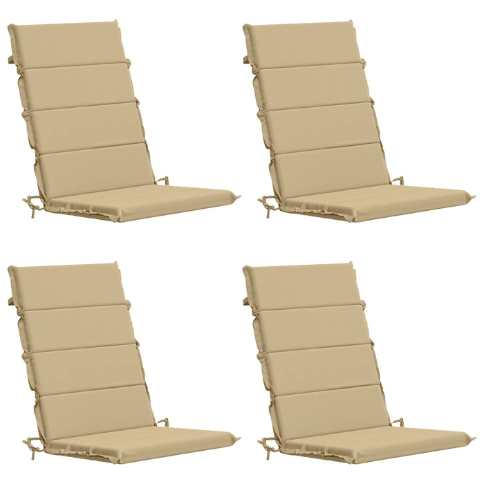 Set de perne cu spătar înalt de 4 bucăți GEMERT 100% Polyester WALTI