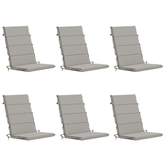 Set de perne cu spătar înalt de 6 bucăți GEMERT 100% Polyester WALTI