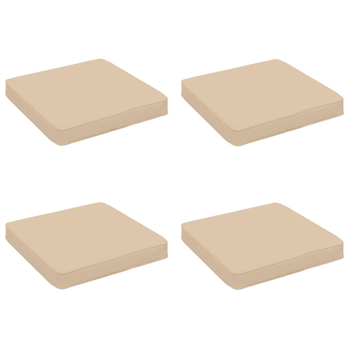 Perne pentru șezut cu 4 piese VUGHT 4 pcs 100% Polyester Crem WALTI