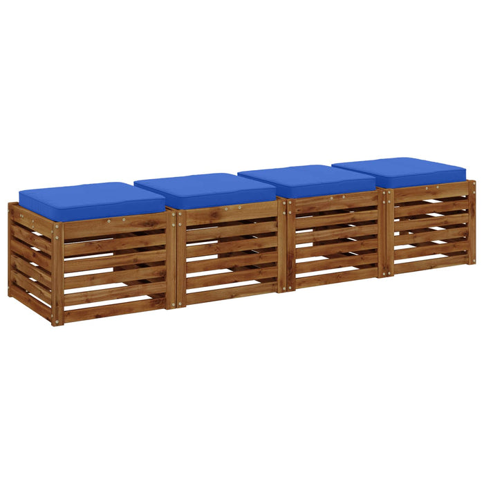 Perne pentru șezut cu 4 piese VUGHT 4 pcs 100% Polyester WALTI