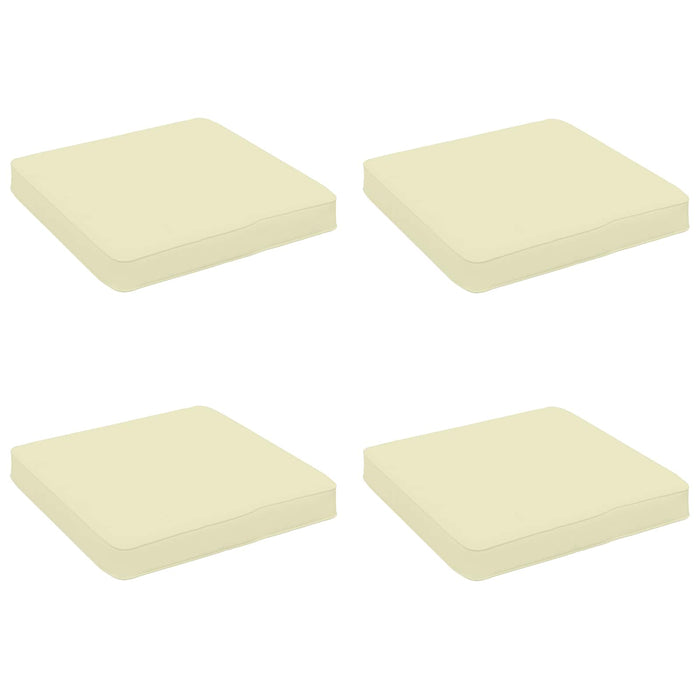 Perne pentru șezut cu 4 piese VUGHT 4 pcs 100% Polyester Crem WALTI