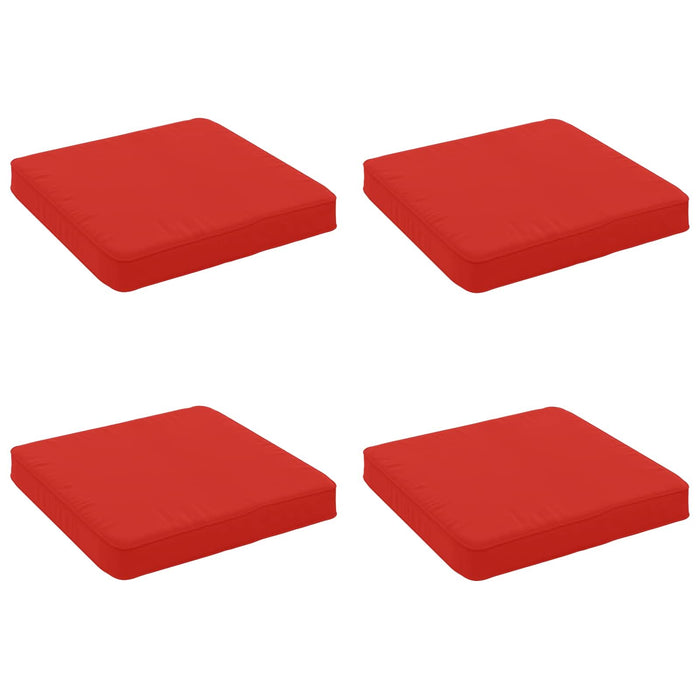 Perne pentru șezut cu 4 piese VUGHT 4 pcs 100% Polyester Roșu WALTI