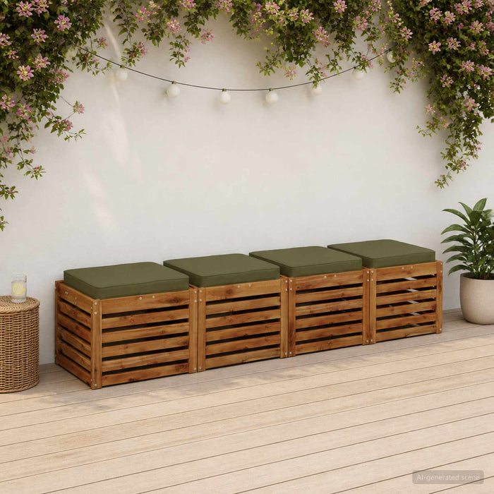 Perne pentru șezut cu 4 piese VUGHT 4 pcs 100% Polyester WALTI