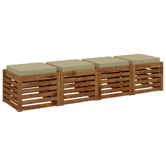 Perne pentru șezut cu 4 piese VUGHT 4 pcs 100% Polyester WALTI
