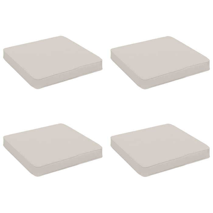 Perne pentru șezut cu 4 piese VUGHT 4 pcs 100% Polyester Alb WALTI