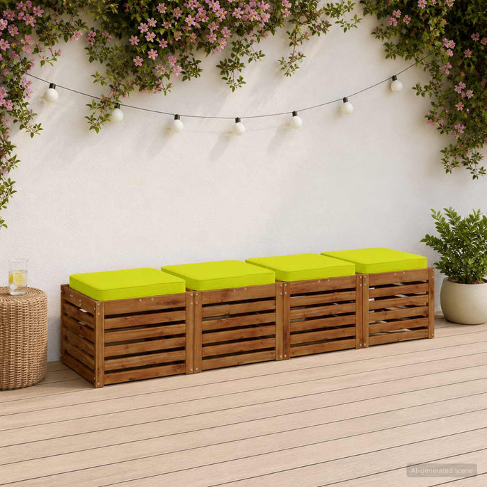 Perne pentru șezut cu 4 piese VUGHT 4 pcs 100% Polyester WALTI