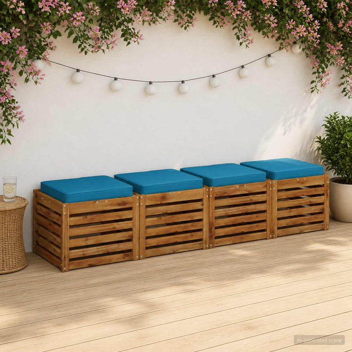 Perne pentru șezut cu 4 piese VUGHT 4 pcs 100% Polyester WALTI