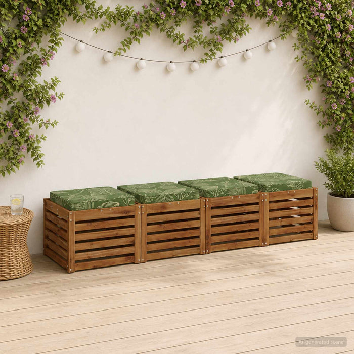 Perne pentru șezut cu 4 piese VUGHT 4 pcs 100% Polyester WALTI