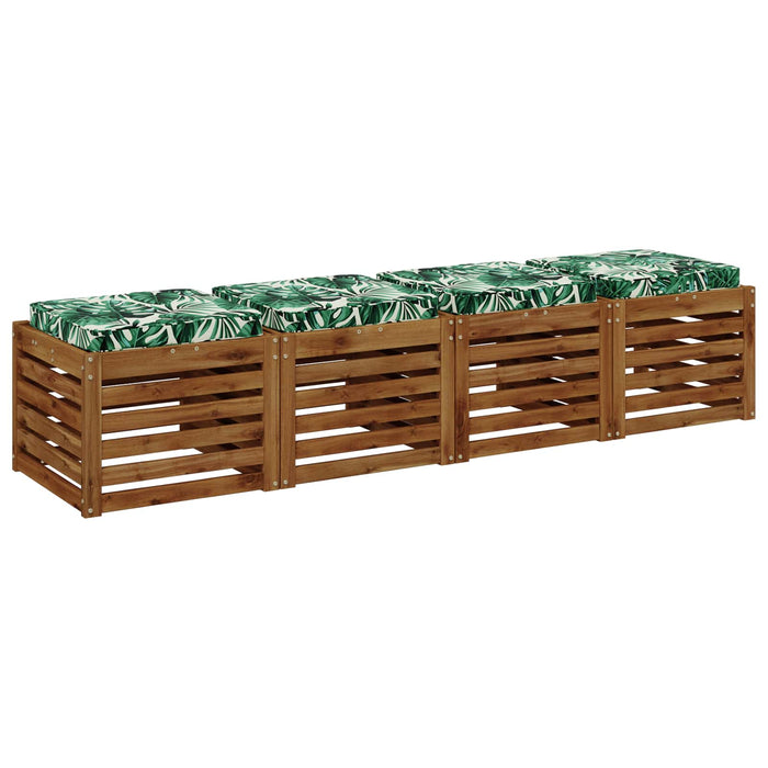 Perne pentru șezut cu 4 piese VUGHT 4 pcs 100% Polyester WALTI