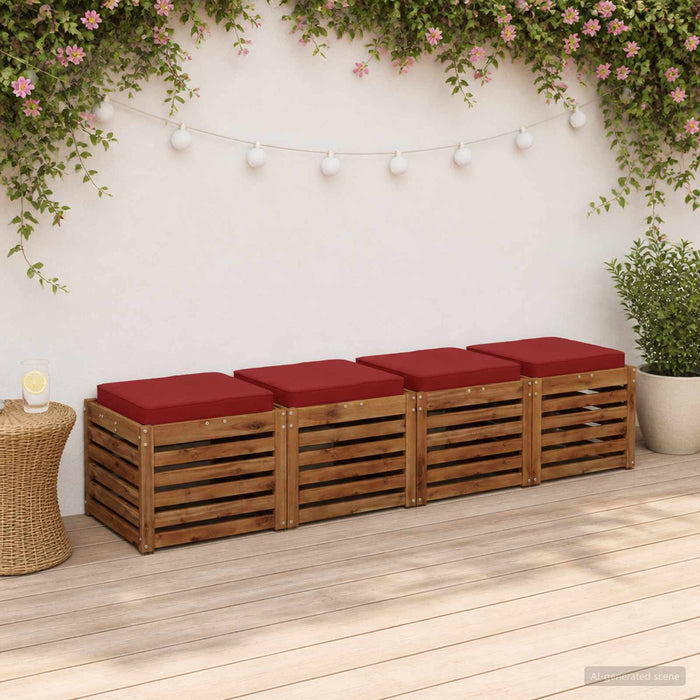 Perne pentru șezut cu 4 piese VUGHT 4 pcs 100% Polyester WALTI