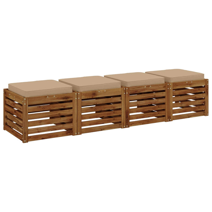 Perne pentru șezut cu 4 piese VUGHT 4 pcs 100% Polyester WALTI