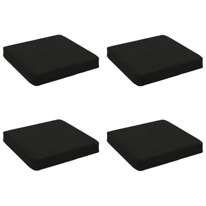 Perne pentru șezut cu 4 piese VUGHT 4 pcs 100% Polyester Negru WALTI