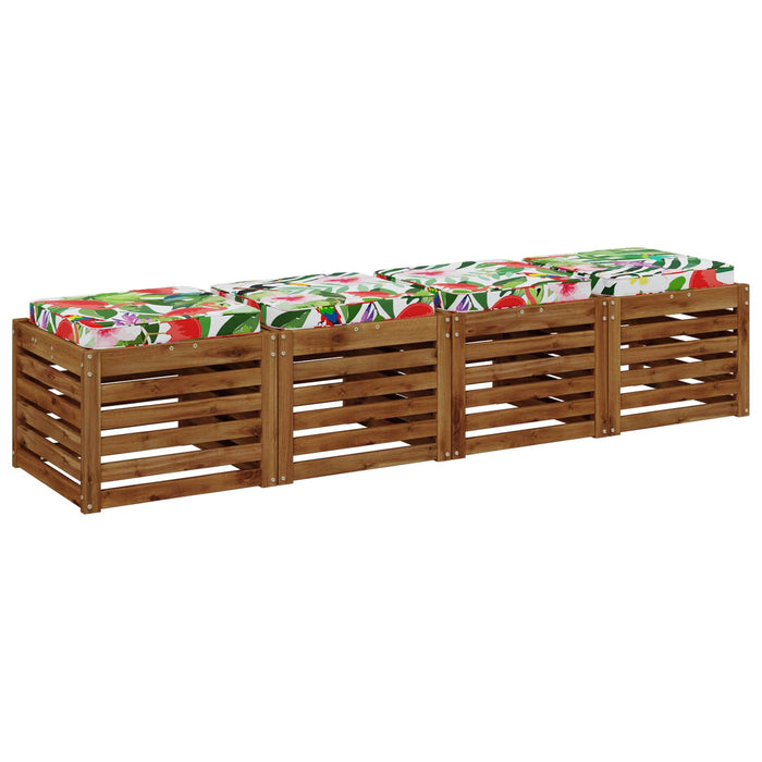 Perne pentru șezut cu 4 piese VUGHT 4 pcs 100% Polyester WALTI