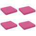 Perne pentru șezut cu 4 piese VUGHT 4 pcs 100% Polyester Roz - WALTI WALTI