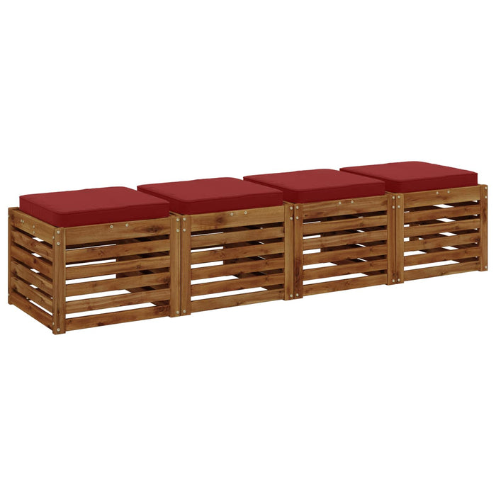 Perne pentru șezut cu 4 piese VUGHT 4 pcs 100% Polyester WALTI