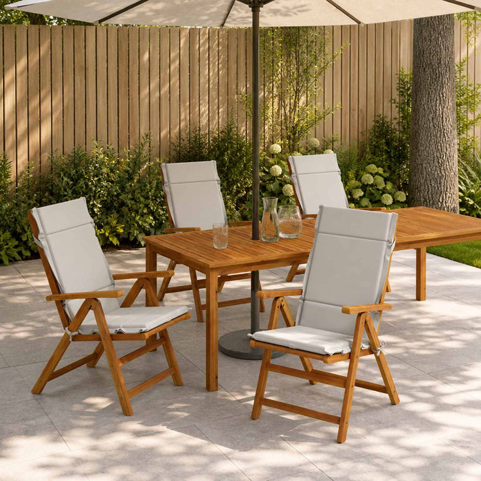 Perne pentru Scaune cu Spătar Înalt - Set de 4 GEMERT 4 pcs Alb WALTI