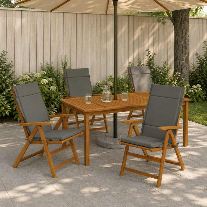 Perne pentru Scaune cu Spătar Înalt - Set de 4 GEMERT 4 pcs Gri WALTI
