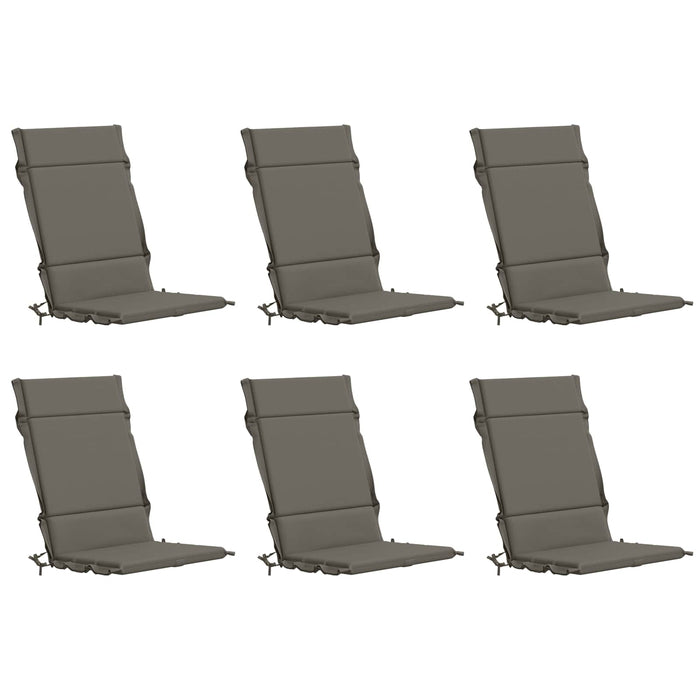 Perne pentru Scaune cu Spătar Înalt - Set de 6 GEMERT 6 pcs Gri WALTI