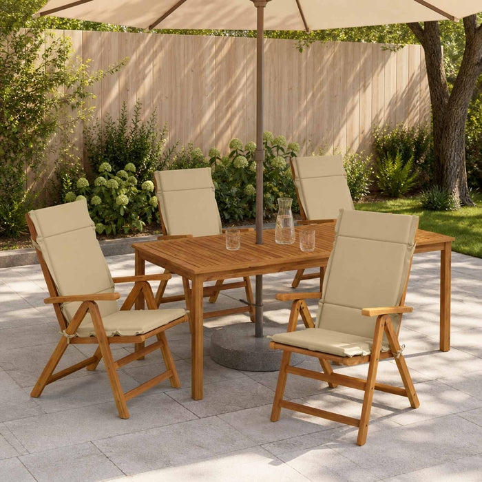 Perne pentru Scaune cu Spătar Înalt - Set de 4 GEMERT 4 pcs Bej WALTI