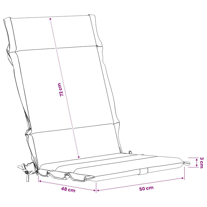 Perne pentru Scaune cu Spătar Înalt - Set de 2 GEMERT 2 pcs WALTI