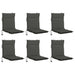 Perne pentru Scaune cu Spătar Înalt - Set de 6 GEMERT 6 pcs - WALTI WALTI