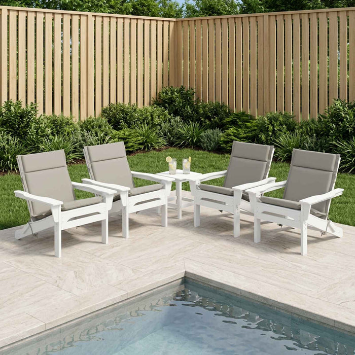 Perne pentru Scaune cu Spătar Înalt - Set de 4 GEMERT 4 pcs Gri - WALTI WALTI