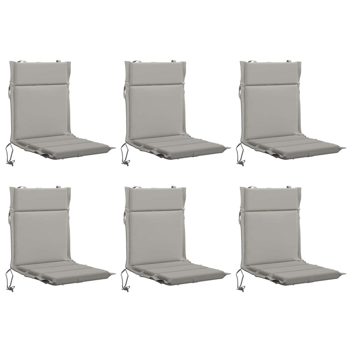 Perne pentru Scaune cu Spătar Înalt - Set de 6 GEMERT 6 pcs Gri WALTI