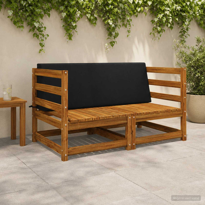Pernă de spate SOEST 100% Polyester Negru 120 x 20 x 40 cm WALTI