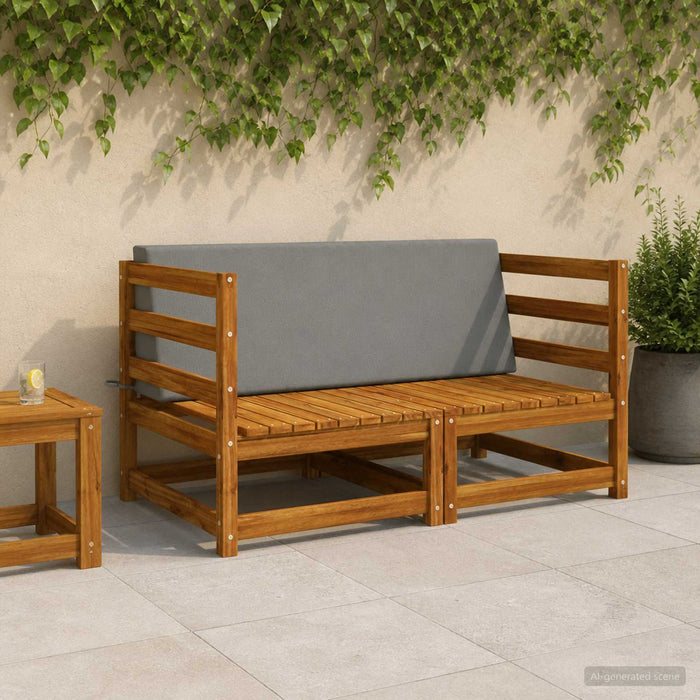 Pernă de spate SOEST 100% Polyester Gri 120 x 20 x 40 cm WALTI