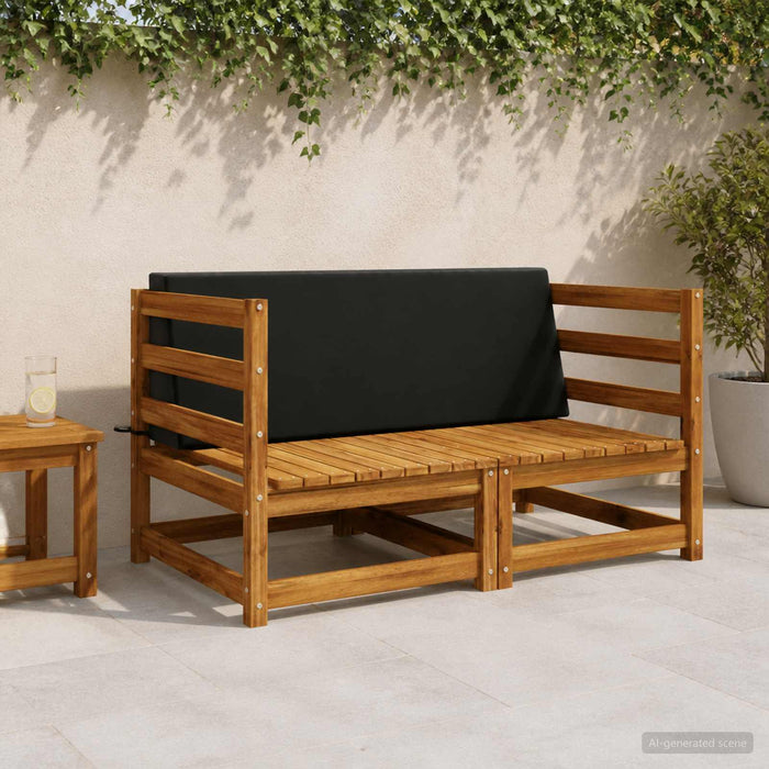 Pernă de spate SOEST 100% Polyester Negru 120 x 20 x 40 cm WALTI