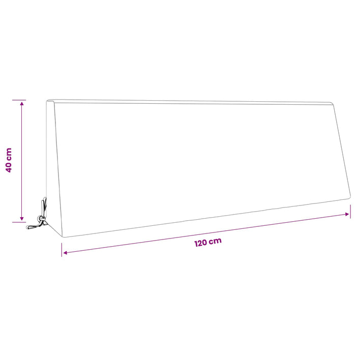 Pernă de spate SOEST 100% Polyester Roz 120 x 20 x 40 cm WALTI