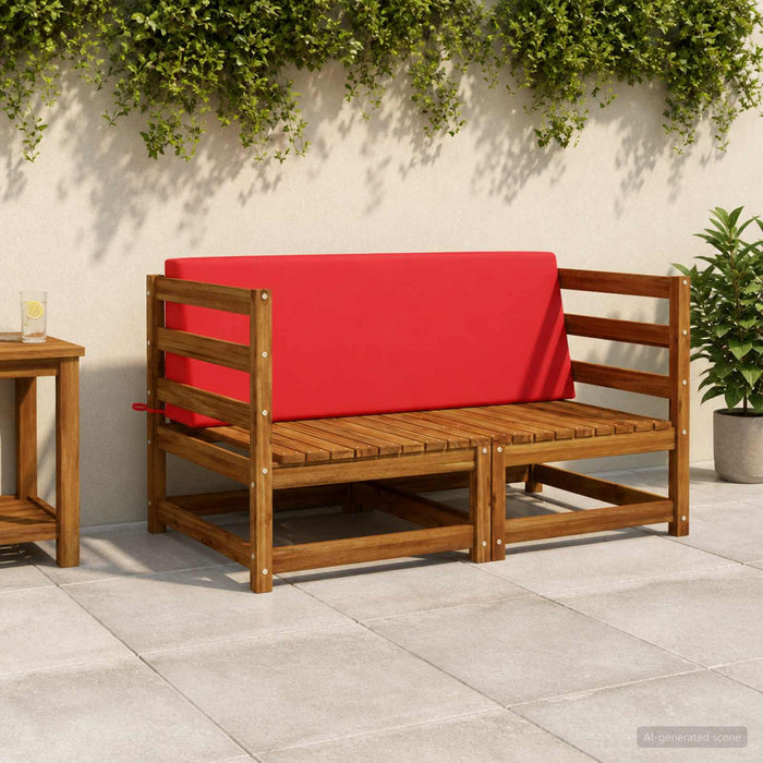 Pernă de spate SOEST 100% Polyester Roșu 120 x 20 x 40 cm WALTI