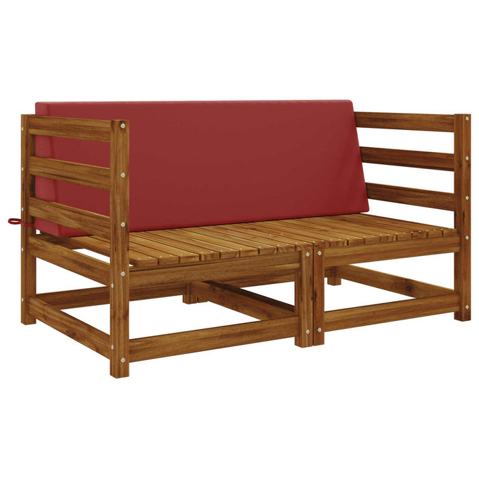 Pernă de spate SOEST 100% Polyester bordo 120 x 20 x 40 cm WALTI