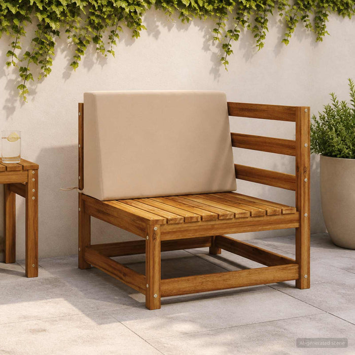 Pernă de spate SOEST 100% Polyester Nisipiu 60 x 20 x 40 cm WALTI