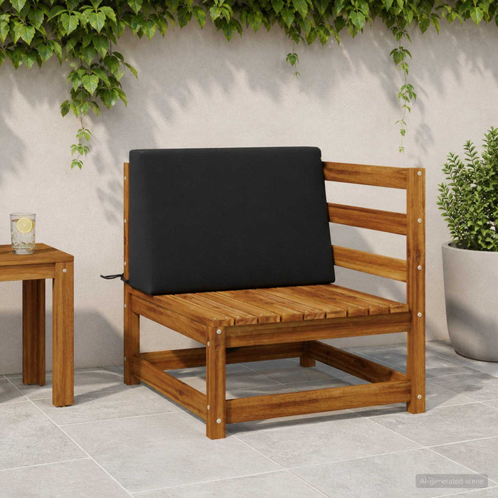 Pernă de spate SOEST 100% Polyester Negru 60 x 20 x 40 cm WALTI