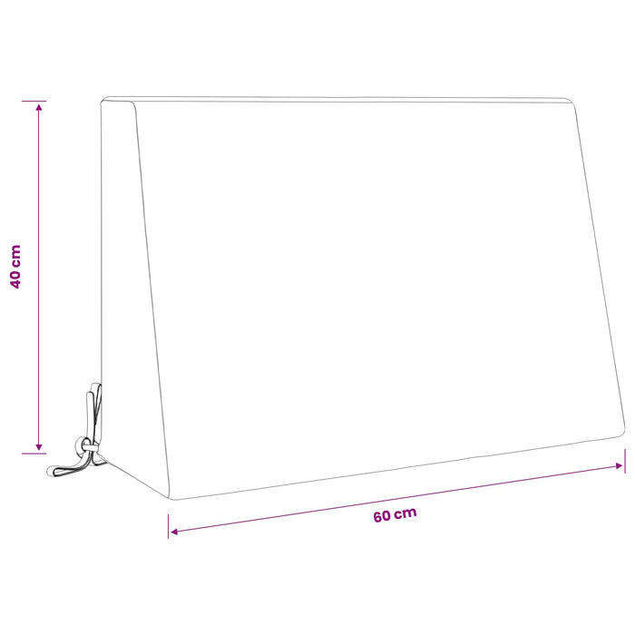 Pernă de spate SOEST 100% Polyester Roșu 60 x 20 x 40 cm WALTI