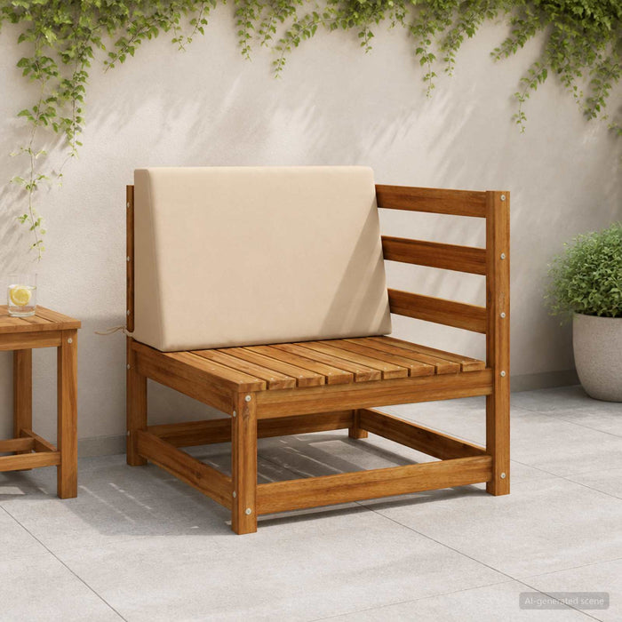 Pernă de spate SOEST 100% Polyester Crem 60 x 20 x 40 cm WALTI