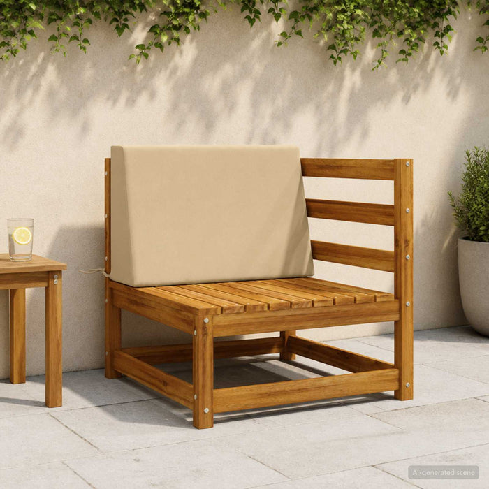 Pernă de spate SOEST 100% Polyester Bej 60 x 20 x 40 cm WALTI