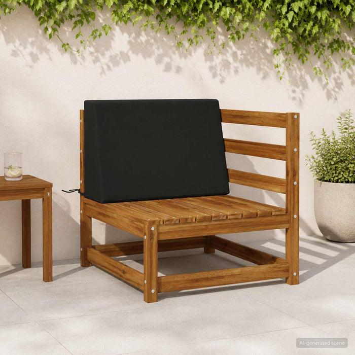 Pernă de spate SOEST 100% Polyester Negru 60 x 20 x 40 cm WALTI