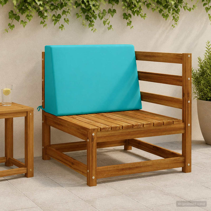 Pernă de spate SOEST 100% Polyester Turcoaz 60 x 20 x 40 cm WALTI