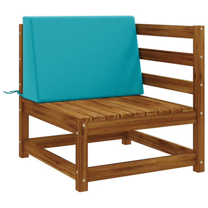 Pernă de spate SOEST 100% Polyester Turcoaz 60 x 20 x 40 cm WALTI