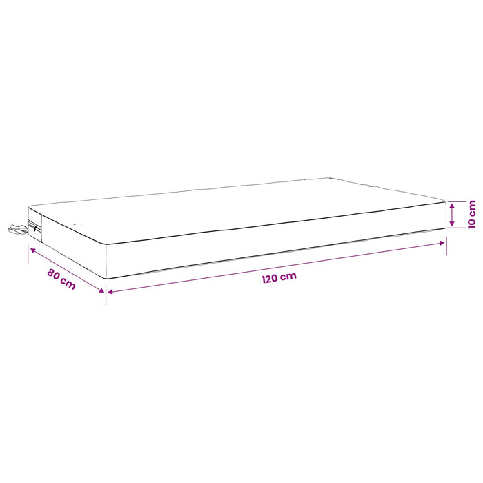 Pernă pentru șezut SOEST 100% Polyester Verde 120 x 80 x 10 cm WALTI
