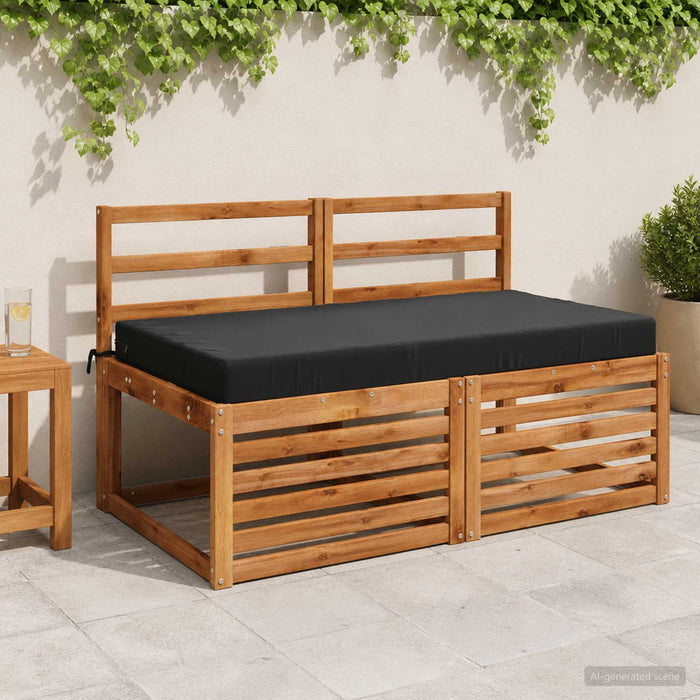 Pernă pentru șezut SOEST 100% Polyester Negru 120 x 60 x 10 cm WALTI