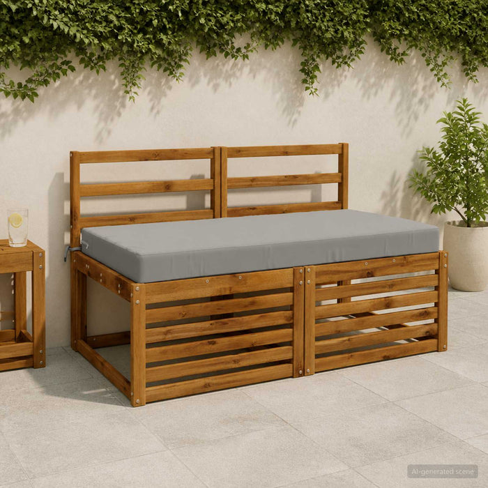 Pernă pentru șezut SOEST 100% Polyester Gri 120 x 60 x 10 cm WALTI