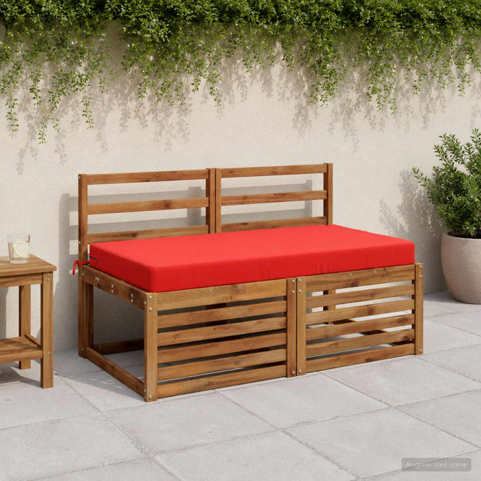 Pernă pentru șezut SOEST 100% Polyester Roșu 120 x 80 x 10 cm WALTI