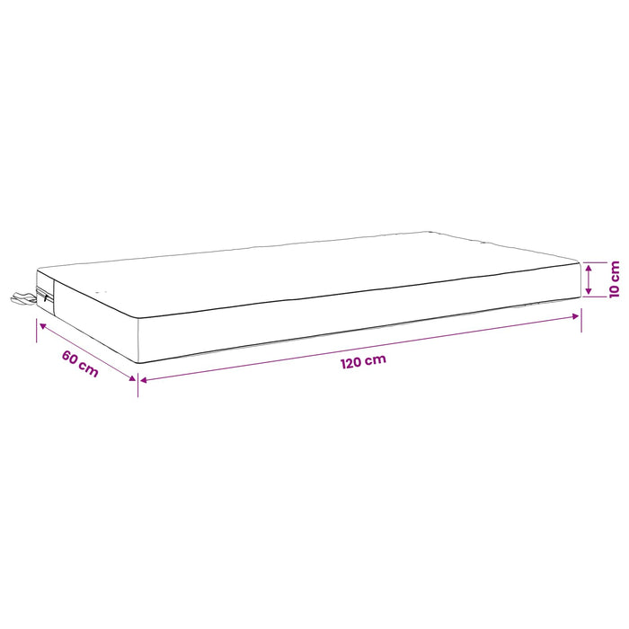 Pernă pentru șezut SOEST 100% Polyester Roșu 120 x 60 x 10 cm WALTI