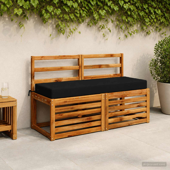 Pernă pentru șezut SOEST 100% Polyester Negru 120 x 40 x 10 cm WALTI