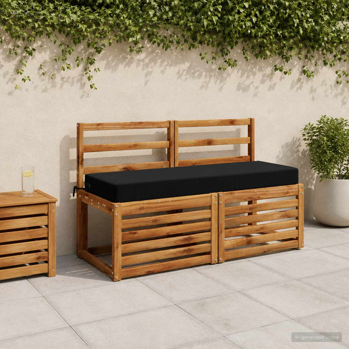 Pernă pentru șezut SOEST 100% Polyester Negru 120 x 40 x 10 cm WALTI
