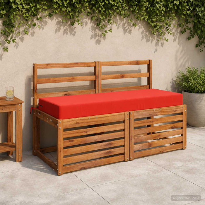 Pernă pentru șezut SOEST 100% Polyester Roșu 120 x 40 x 10 cm WALTI