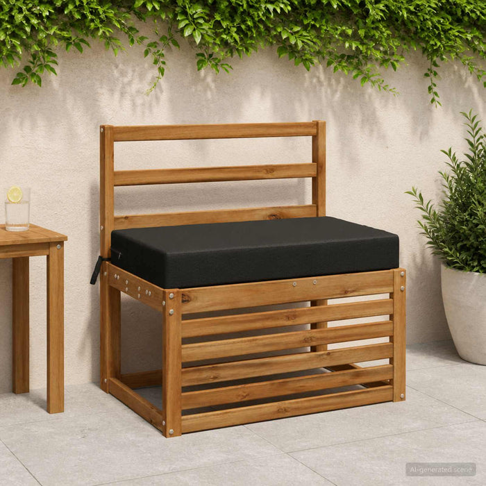 Pernă pentru șezut SOEST 100% Polyester Negru 70 x 40 x 10 cm WALTI